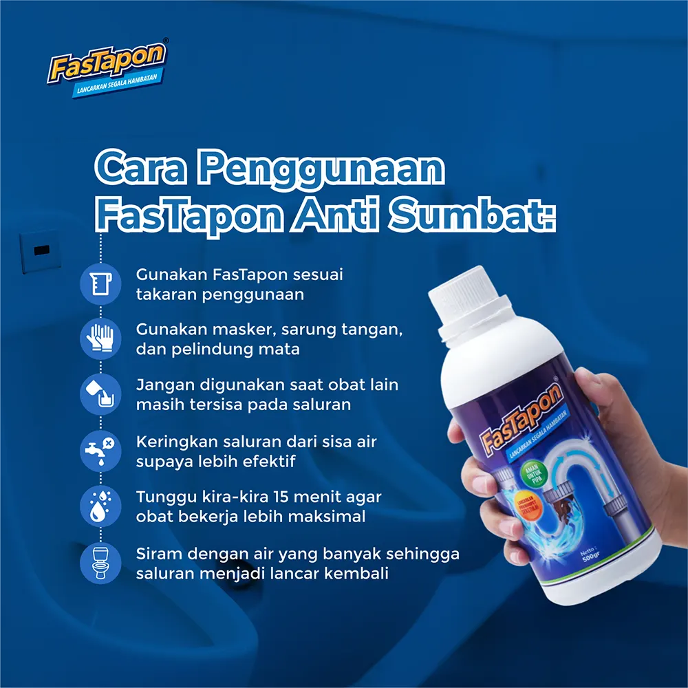 Cara pemakaian FasTapon Anti Sumbat