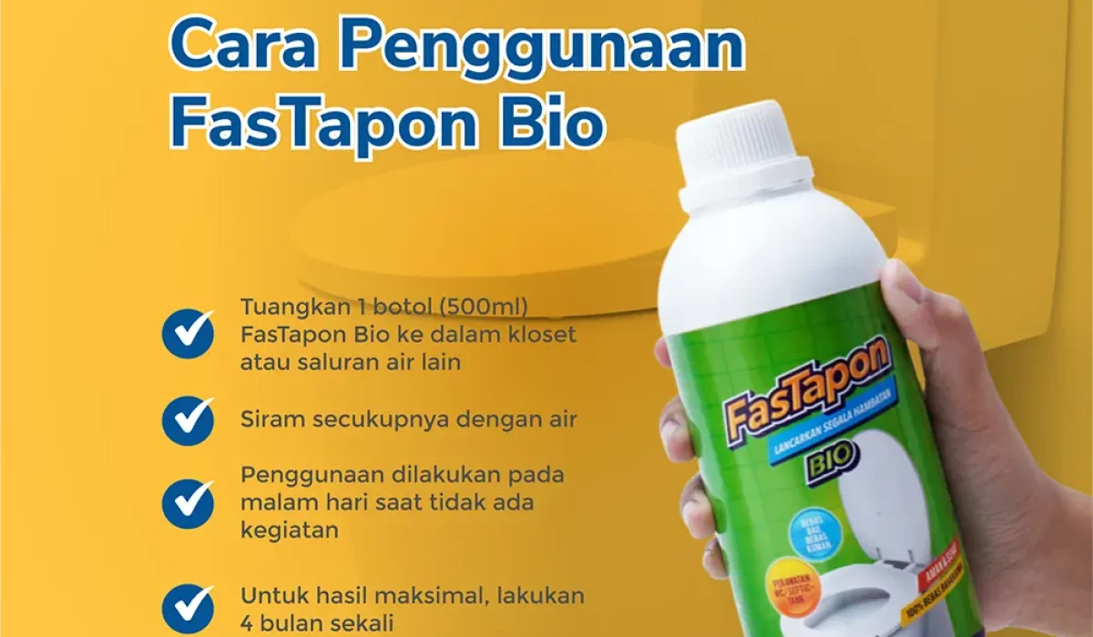 Cara pemakaian FasTapon BIO
